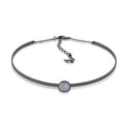 Colar-Choker-Princesa-Agata-Azul