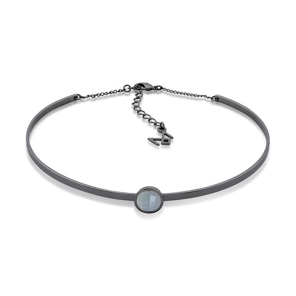 Colar-Choker-Princesa-Agata-Azul