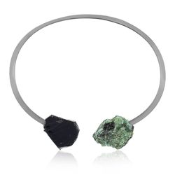 Colar-Choker-U-Rock---Esmeralda-e-Onix