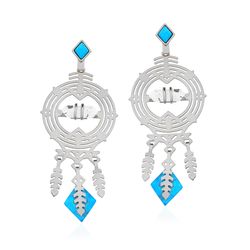 Brinco-Dream-Catcher---Cristal-e-Turquesa