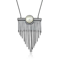 Colar-Blanc-Fringe---Drusa-Metalizada-e-Perola